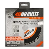 Диск алмазный Granite 9-04-180 Тurbo Wave 180мм                                                     