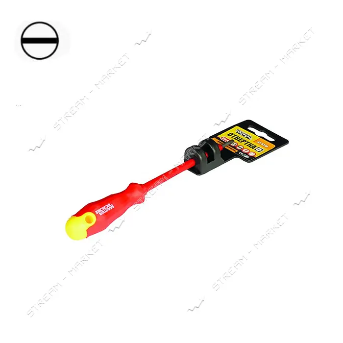 Отвертка диэлектрическая плоская Mastertool 47-0310 SL3x100 1000В                                   