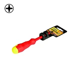 Отвертка диэлектрическая крестовая Mastertool 47-0180 РН1x80 1000В