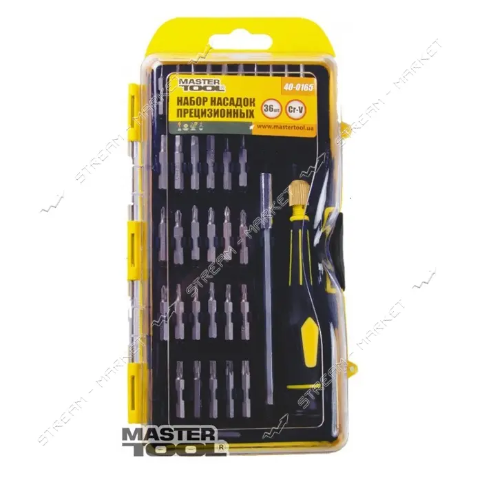 Набор насадок прецизионных Mastertool 40-0165 36шт                                                  