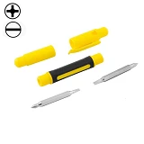 Отвертка Mastertool 40-0160 4-В-1 2 насадки 50мм SL3-PH0/SL4-PH1