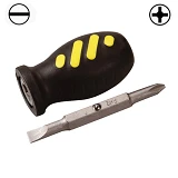 Отвертка Mastertool 40-0177 2-В-1 насадка 75мм РН2/SL6                                              