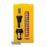 Отвертка в кейсе Mastertool 40-0143 12 насадок