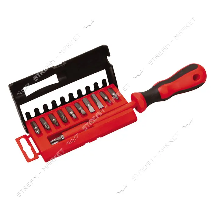 Отвертка диэлектрическая в кейсе Mastertool 40-0041 11 насадок 25мм                                 