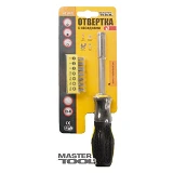 Отвертка магнитнаяMastertool 40-0142 7 насадок 25мм                                                 