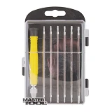 Отвертка прецизионная в кейсе Mastertool 40-0164 6 двусторонних насадок