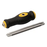 Отвертка Mastertool 40-0140 с Т-образной ручкой насадка 130мм PH1-PZ/PH2-SL6