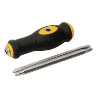 Отвертка Mastertool 40-0140 с Т-образной ручкой насадка 130мм PH1-PZ/PH2-SL6                        