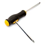 Отвертка Mastertool 40-0140 с Т-образной ручкой насадка 130мм PH1-PZ/PH2-SL6