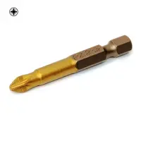 Комплект насадок отверточных Granite 10-92-511 PZ2x50мм S2 10шт с титановым покрытием               