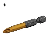 Комплект насадок отверточных Granite 10-01-510 PН1x50мм S2 2шт с титановым покрытием