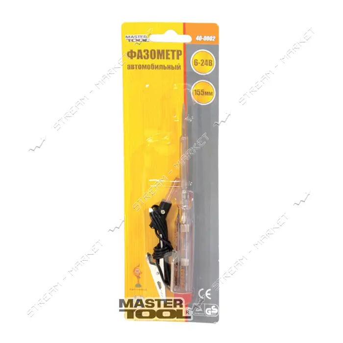 Фазометр Mastertool 40-0002 автомобильный 6-24В 155мм