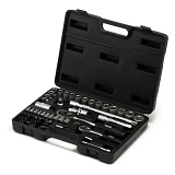 Набор торцевых насадок Mastertool 78-7072 CrV 1/4" и 1/2" с трещеткой 24 зуба 72шт