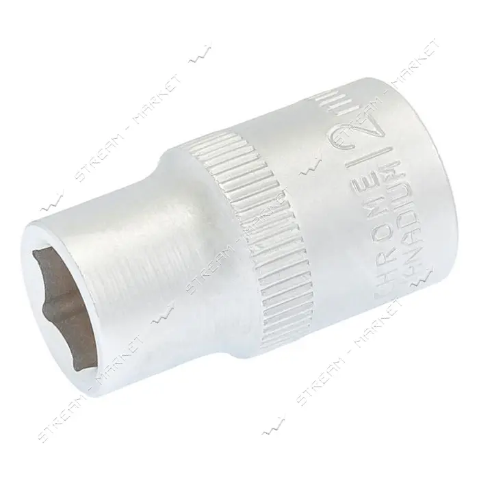 Насадка торцевая Mastertool 78-0012 6-гранная CrV 1/2 12мм                                          