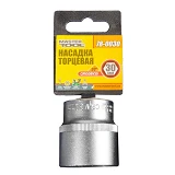 Насадка торцевая Mastertool 78-0030 6-гранная CrV 1/2" 30мм                                         