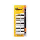 Набор насадок длинных торцевых Mastertool 78-1208 1/2" 8шт