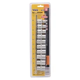 Набор торцевых насадок Mastertool 78-1210 6-гранных СrV 1/2" 10шт                                   