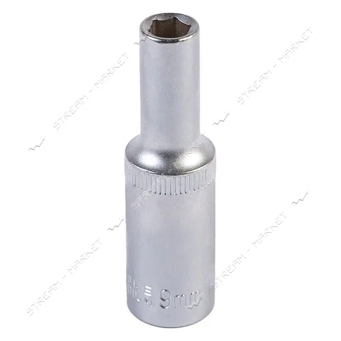 Насадка торцевая Mastertool 78-0509 6-гранная удлиненная 1/2" 9мм CRV