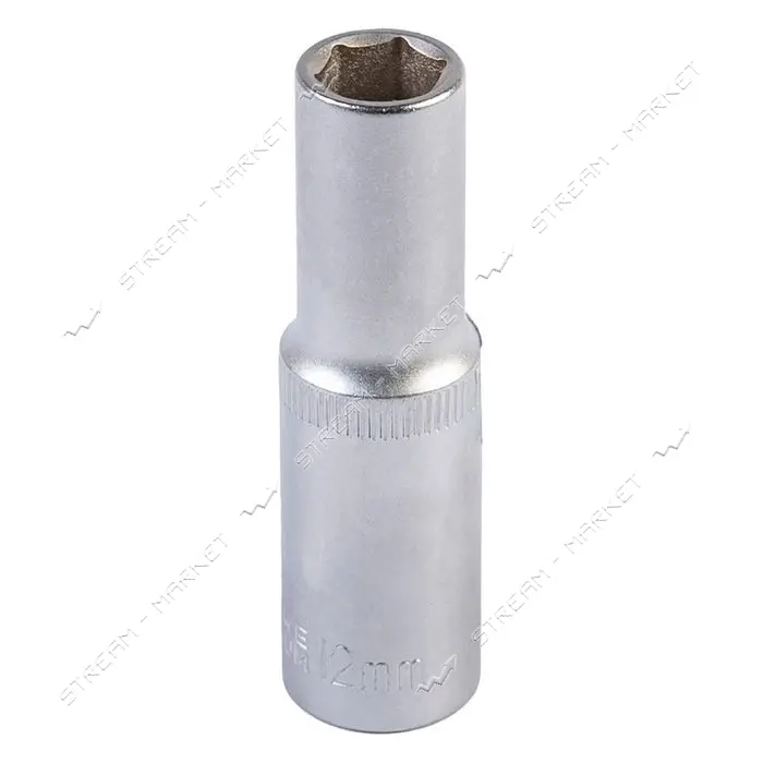 Насадка торцевая Mastertool 78-0512 6-гранная удлиненная 1/2" 12мм CRV                              