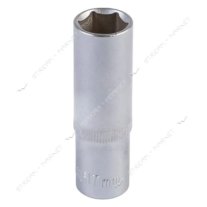 Насадка торцевая Mastertool 78-0517 6-гранная удлиненная 1/2" 17мм CRV