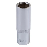 Насадка торцевая Mastertool 78-0518 6-гранная удлиненная 1/2" 18мм CRV                              