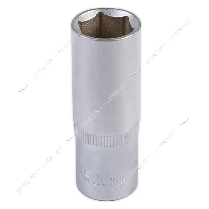 Насадка торцевая Mastertool 78-0520 6-гранная удлиненная 1/2" 20мм CRV                              