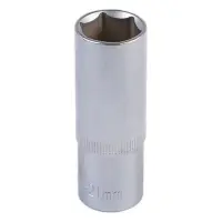 Насадка торцевая Mastertool 78-0521 6-гранная удлиненная 1/2" 21мм CRV                              