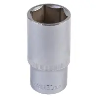 Насадка торцевая Mastertool 78-0530 6-гранная удлиненная 1/2" 30мм CRV