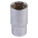 Насадка торцевая Mastertool 78-0532 6-гранная удлиненная 1/2" 32мм CRV                              