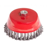 Щетка чашеобразная Mastertool 19-7015 из плетеной проволоки d150мм М14
