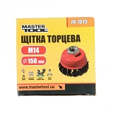 Щетка чашеобразная Mastertool 19-7015 из плетеной проволоки d150мм М14