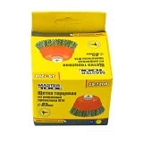 Щетка чашеобразная Mastertool 19-7208 из рифленой проволоки d85мм М14