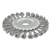 Щетка дисковая Mastertool 19-9012 из плетеной проволоки d125x22.2мм                                 