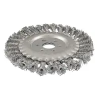 Щетка дисковая Mastertool 19-9015 из плетеной проволоки d150x22.2мм                                 