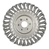 Щетка дисковая Mastertool 19-9015 из плетеной проволоки d150x22.2мм                                 