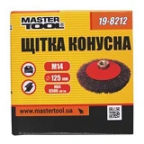 Щетка конусная из рифленой проволоки Mastertool 19-8210 D100 М14                                    