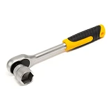 Трещотка Mastertool 78-0142 гнутая 1/2" 72Т                                                         