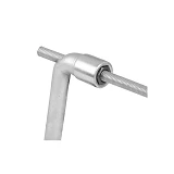 Ключ Mastertool 73-4016 CrV торцевой с отверстием L-образный 16мм