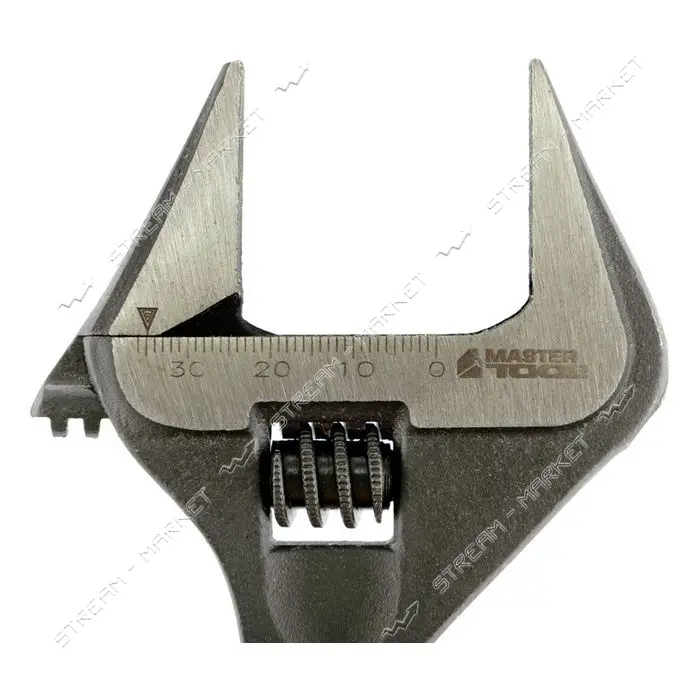 Ключ разводной Mastertool 76-0322 с обрезиненной ручкой 200мм 0-38мм