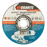 Диск абразивный отрезной Granite 8-04-120 по металлу 125х1.0х22.2мм                                 