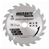 Диск пильный по дереву Granite 5-18-020 180х22.2х20Т адаптер 22.2-20