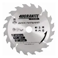 Диск пильный по дереву Granite 5-18-020 180х22.2х20Т адаптер 22.2-20                                