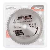 Диск пильный по дереву Granite 5-18-060 180х22.2х60Т адаптер 22.2-20                                