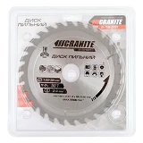 Диск пильный по дереву Granite 5-18-031 180х32х30Т адаптер 32-30