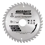 Диск пильный по дереву Granite 5-18-041 180х32х40Т адаптер 32-30