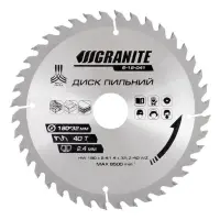 Диск пильний по дереву Granite 5-18-041 180х32х40Т адаптер 32-30                                    