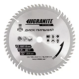 Диск пильный по дереву Granite 5-19-060 190х16х60Т                                                  