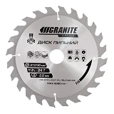 Диск пильный по дереву Granite 5-21-024 210х30х24Т адаптер 30-25.4