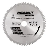 Диск пильный по дереву Granite 5-25-080 250х32х80Т адаптер 32-30 и 32-25.4