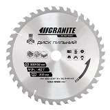 Диск пильный по дереву Granite 5-30-040 300х32х40Т адаптер 32-30 и 32-25.4                          